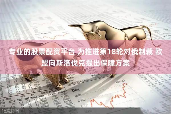 专业的股票配资平台 为推进第18轮对俄制裁 欧盟向斯洛伐克提出保障方案